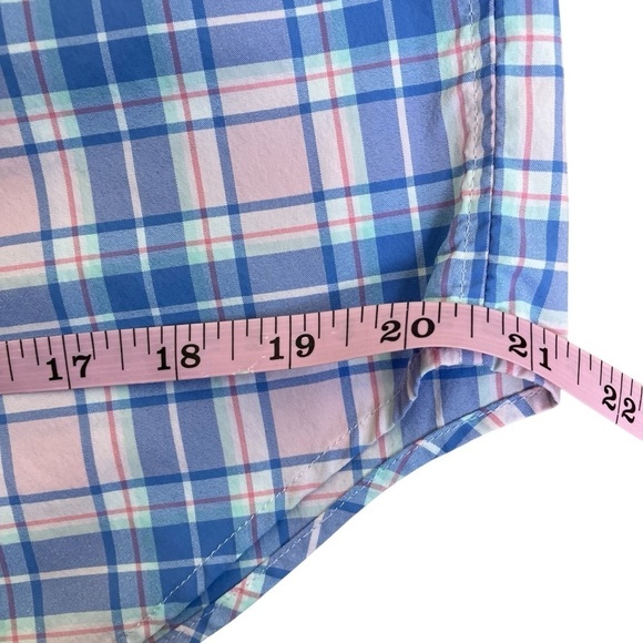 Vineyard Vines Tartan Plaid Classic Fit Tucker Shirt Performance Fabric Preppy M - Picture 13 of 15